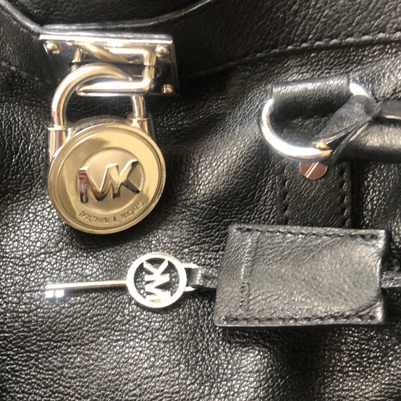 Michael Kors Leather Hamilton Satchel - Picture 8 of 8